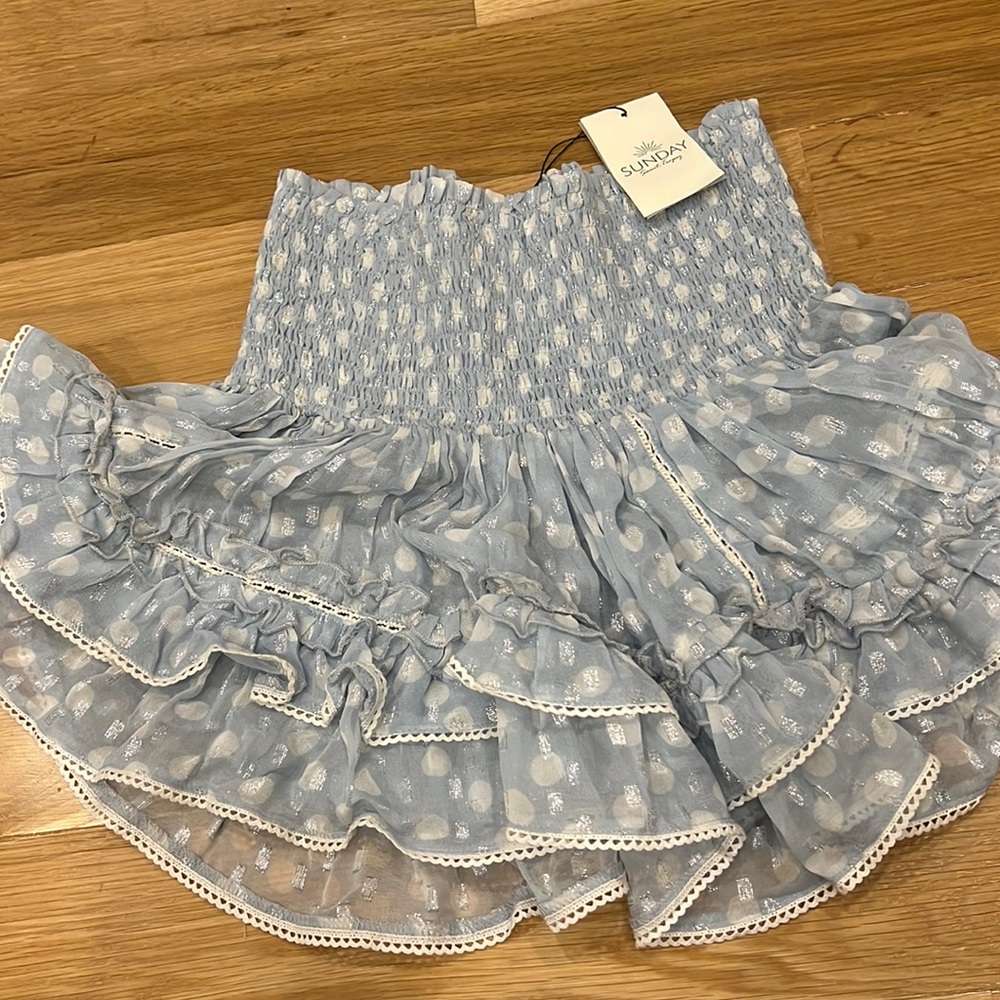 Sunday at tropes mini skirt brand new